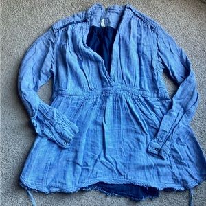 EUC Free People Babydoll Top